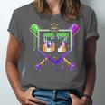 Mardi Gras Baseball Carnival Party Ice Cream Drip Boys Unisex Jersey T-Shirt Mardi Gras Baseball Carnival Party Ice Cream Drip Boys Unisex Jersey T-Shirt