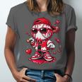 Valentines Day Baseball Drip Ice Cream For Boys Kids Teens Unisex Jersey T-Shirt