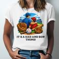 Father Son Baseball Father's Day Unisex Jersey T-Shirt Father Son Baseball Father's Day Unisex Jersey T-Shirt