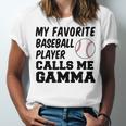 My Favorite Baseball Player Calls Me Gamma Unisex Jersey T-Shirt My Favorite Baseball Player Calls Me Gamma Unisex Jersey T-Shirt