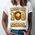 I Just Hit 100 Days Of School Baseball Boys Kids 100th Day Unisex Jersey T-Shirt