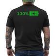 100バッテリー – 100バッテリー I おもしろい 高エネルギーパーセント メンズTシャツ バックプリント