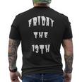 13日の金曜日 不気味なシャツ メンズTシャツ バックプリント