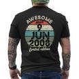 15歳の誕生日 2008年6月9日 15歳の誕生日 長袖tシャツ メンズTシャツ バックプリント