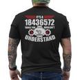 18436572のことだよ君にはわからないだろうけど面白い8 メンズTシャツ バックプリント
