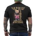 1935年4月 91歳の誕生日 91歳のテディベア Being Awesome メンズTシャツ バックプリント