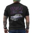 1954 Belair Low Rider Kustom リードそり ホットロッド マッスルカー メンズTシャツ バックプリント