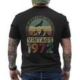1972年ヴィンテージ、限定版、54歳の誕生日、54歳 メンズTシャツ バックプリント
