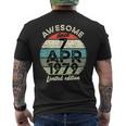 1979年4月7日 45歳の誕生日 45歳 2024年 誕生日 メンズTシャツ バックプリント