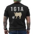 1G1a Pug くるりん尻尾のパグ おもしろ メンズTシャツ バックプリント