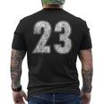 23 ジャージ ナンバー23 ユニフォーム 大ファン好きな選手 メンズTシャツ バックプリント