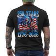 250Th Anniversary Usa Patriotic 250 Years 4Th July Dirt Bike Men's T-shirt Back Print