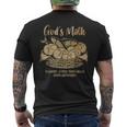 2匹の魚 5つのパン イエスは5000人を養う キリスト教聖書 ヴィンテージ メンズTシャツ バックプリント