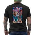 53歳の誕生日の面白いシャツ オールドメーター 面白い53歳ギフト メンズTシャツ バックプリント