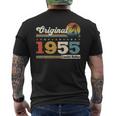 70 歳の誕生日 男性 オリジナル ヴィンテージ 1955 年 ギフト メンズTシャツ バックプリント