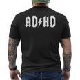 AdHd Adhd。 メンズTシャツ バックプリント