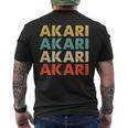 Akari 灯 メンズTシャツ バックプリント