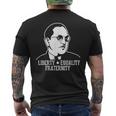 Ambedkar Jayanthi 平等自由 メンズTシャツ バックプリント