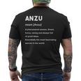 Anzu 杏 メンズTシャツ バックプリント