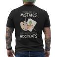Artist Mistakes Happy Accidents アートパレット 絵画 引用 長袖tシャツ メンズTシャツ バックプリント