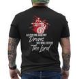 As For Me And My Drums We Willerve The Lord Drummer メンズTシャツ バックプリント