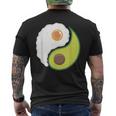 Avocado And Eggs Keto Diet Healthy Eating Yin Yang Yin Yang メンズTシャツ バックプリント