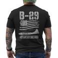 B-29Uperfortress Bomber Airplane Pilot World War Ii メンズTシャツ バックプリント