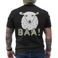 Baa 羊 メンズTシャツ バックプリント