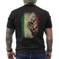Barber Pole メキシコ国旗 ベスト バーバー シャツ メンズ メンズTシャツ バックプリント