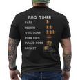 Bbqスモーカー Bbqタイマー 希少豚カルビ プルドポーク ブリスケット メンズTシャツ バックプリント