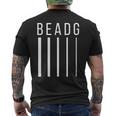 Beadg 5弦ベースギター ベースプレーヤー、ベーシスト メンズTシャツ バックプリント
