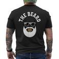The Beard 白髭 サングラス スカル風 メンズ バーバー スタイル アイコン メンズTシャツ バックプリント