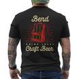 Bend Drink Local Craft ビールオレゴン醸造業者またはクラフト醸造所 メンズTシャツ バックプリント