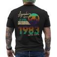 Cadeau Anniversaire Nées En Légendaire Depuis Avril 1983 T-shirt imprimé au dos