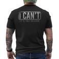 I Cant Its Taxeason おもしろ会計士ギフト Cpa税関税 メンズTシャツ バックプリント