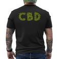 Cbd Bud マリファナ メンズTシャツ バックプリント