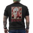 Cccp ソビエト連邦 レトロ ロシア レーニン ビンテージスタイル メンズTシャツ バックプリント