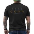 Certified Network Associate Ccna エンジニアリング メンズTシャツ バックプリント