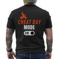 Cheat Day 高カロリー おもしろダイエット メンズTシャツ バックプリント