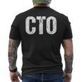 Cto シンプルタイトル メンズTシャツ バックプリント