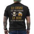 Cuisine Homme Humour Idée Cadeau Chef Cuisinier Bière T-shirt imprimé au dos