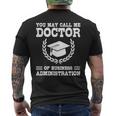 Dba 大学院 Dba 博士 メンズTシャツ バックプリント