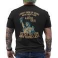I Didn't Grow Up Saying With Liberty And Justice For All Men's T-shirt Back Print