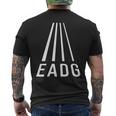 Eadg 4弦 ベースギタープレーヤー ベーシストパースペクティブ 長袖tシャツ メンズTシャツ バックプリント