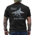The Eagle Is Mypirit Animal F-15 戦闘機 飛行機 メンズTシャツ バックプリント
