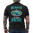 The Earth Is Flat Firmament Earth Day Once You Go Flat Men's T-shirt Back Print