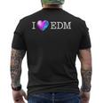 Edmシャツ I Heart Edm メンズTシャツ バックプリント