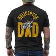 Elicottero Festa Del Papà Regalo Per Papà Pilota Di Elicotte T-shirt da uomo con stampa posteriore