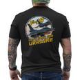 F-16 ウクライナ メンズTシャツ バックプリント