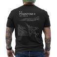 F-4 ファントム Ii メンズTシャツ バックプリント